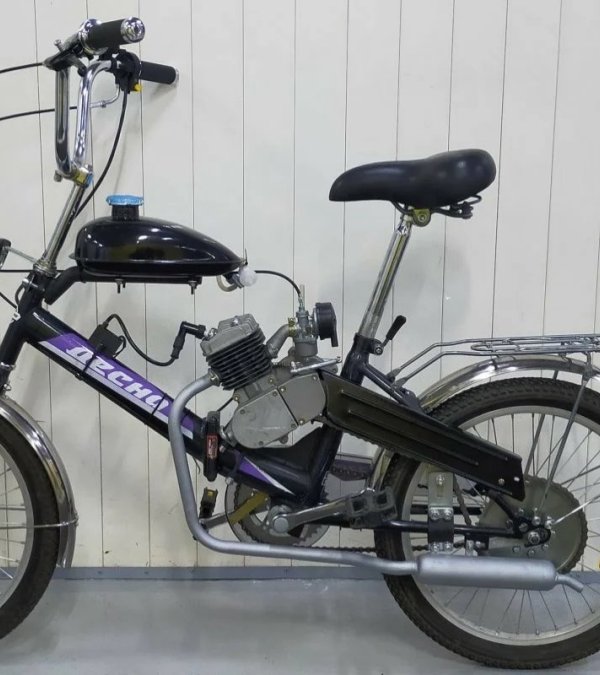 Складной велосипед с мотором